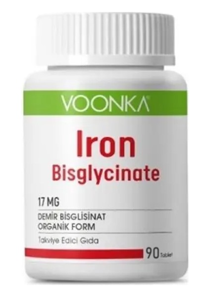 Iron Bisglycinate Demir 90 Tablet
