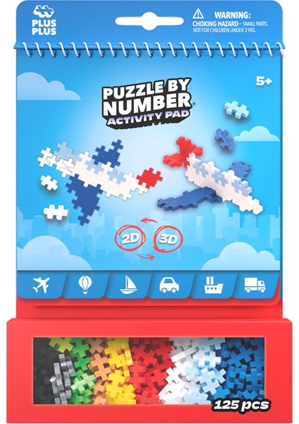 Plus-Plus Activity Pad - Transportation