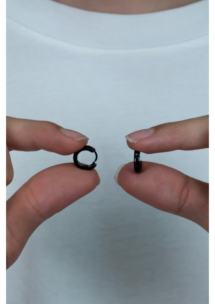 Ince Halka Erkek Kadın Unisex Çelik Küpe Çifti 3 mm mse6 fırsatları