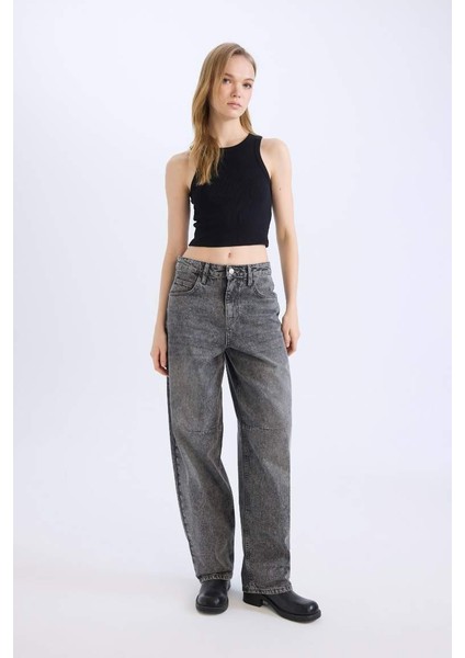 Fitted Halter Yaka Fitilli Kaşkorse Atlet Black