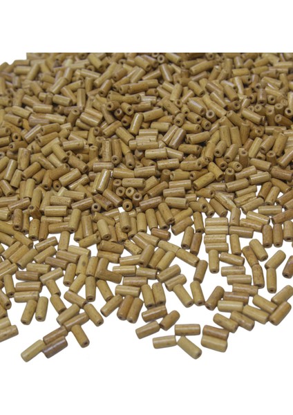 12 mm Silindir Ham Ahşap Boncuk 50 gr