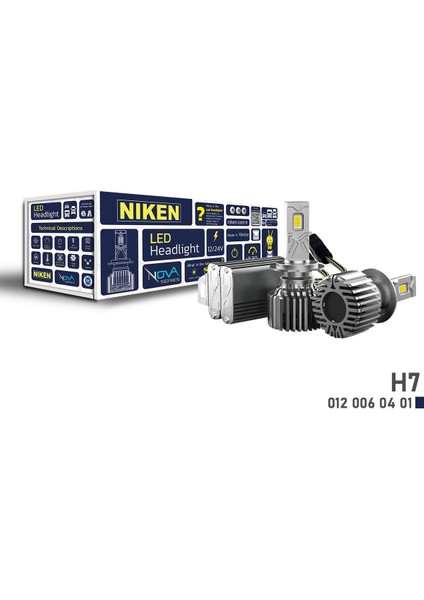 Nova Serisi LED Xenon H7 Far Ampulü 90W