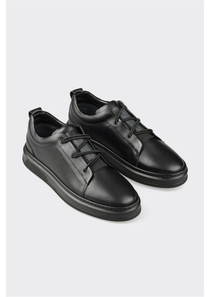 Siyah Deri Erkek Günlük Ayakkabı fiyatları