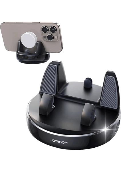 Joyroom Dashboard Araç Telefon Tutucu Tek Elle Kullanım 360 ° Döndürme Araç Navigasyon Telefon Tutucu 4.7-7 '' Telefonlar Için Dağısiyah (Yurt Dışından)