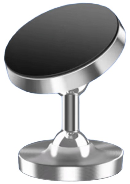 Samsung Xiaomi Huawei Için Çift Taraflı Manyetik Telefon Tutucu Çift Mıknatıslı Montaj Standı Spor Salonu Mutfak Metal Yüzey Gümüş Tutucu (Yurt Dışından)