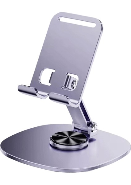 Olaf Evrensel Metal Katlanabilir Masa Telefon Tutucu Montaj Standı Cep Telefonu Tablet Tutucu 360° Ayarlanabilir Telefon Tutucu Standı :gri (Yurt Dışından)
