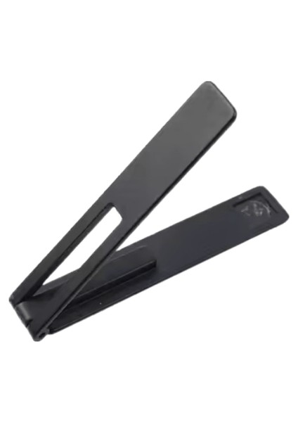 Görünmez Ultra Ince Manyetik Cep Telefonu Tutucu Standlar Metal Alaşım Katlanabilir Cep Telefonu Kickstand Masaüstü Tablet Braketi Desteği :1x Siyah (Yurt Dışından)