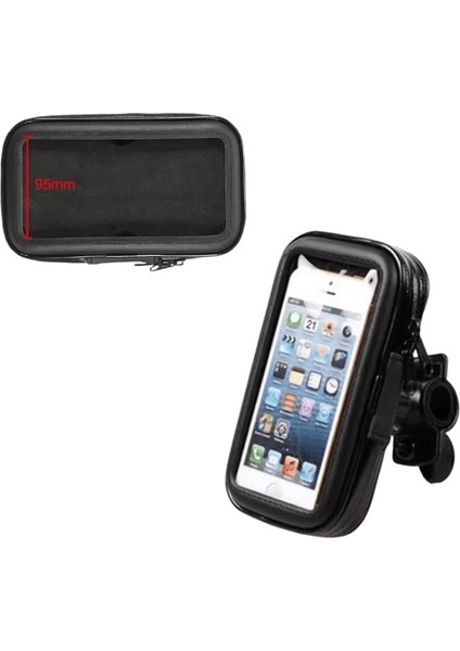 Su Geçirmez Bisiklet Telefon Tutucu Motosiklet Bisiklet Gidon Telefon Kılıfı Çanta iPhone Için 15 Pro Max 14 Samsung Bisiklet Telefon Standı Dağı Bisiklet Boyutu Xl (Yurt Dışından)