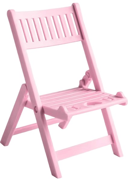 Taşınabilir Cep Telefonu Standı Katlanabilir Cep Telefonu Standı Masaüstü Braketi Sandalye Şekli Jıan :pembe (Yurt Dışından)
