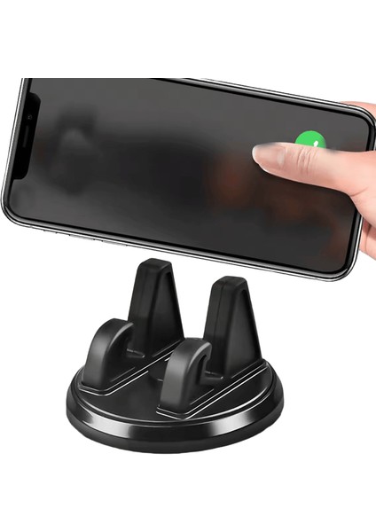 1 Adet 360 Derece Dönebilen Abs Yapışkanlı Araç Telefonu Tutucu Montajı, Telefon Navigasyonu ve Video Izleme Için Uygunsiyah (Yurt Dışından)