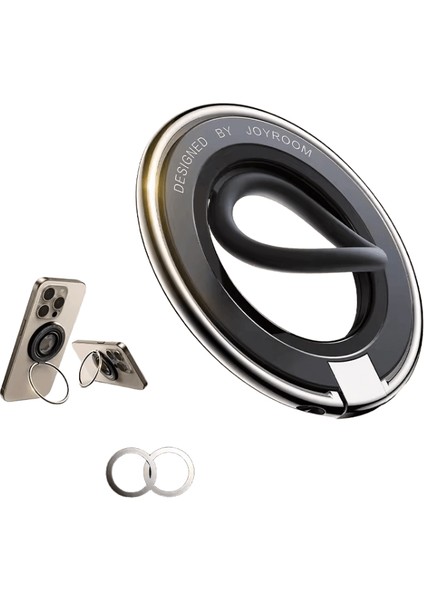 Joyroom Magsafe Telefon Tutacağı Için Dalı Silikon Halka Kickstand Manyetik Telefon Halka Tutacağı 4.7-7.0 Inç Telefonlar Için Stand:mor (Yurt Dışından)