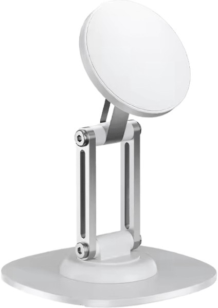 360 Döndürme Alüminyum Alaşım Katlanabilir Manyetik Masaüstü Telefon Standı Masa Tembel Tutucu Magsafe iPhone 16 15 14 13 12 Pro Max Için:siyah (Yurt Dışından)