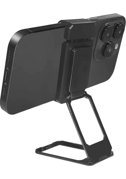 360 Döndürülebilir Katlanabilir Stand Arka Klips Telefon Yüzük Tutucu Çok Açılı Taşınabilir Masa Metal Parmak Kickstand:gümüş (Yurt Dışından)