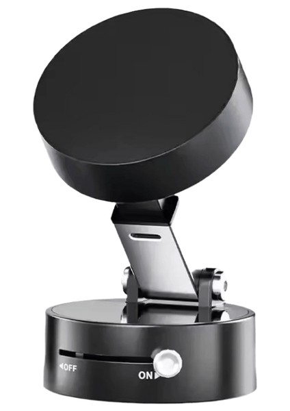 Magsafe iPhone 16-12 Pro Max Samsung Xiaomi Montaj Için Katlanabilir Araç Telefon Tutucu Vakum Çift Taraflı Manyetik Dashboard Gps Standısiyah (Yurt Dışından)