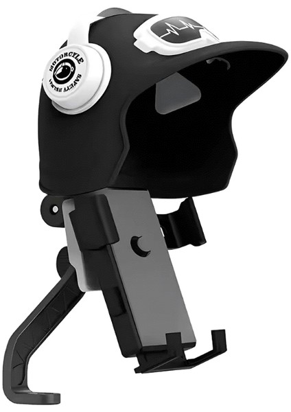 1 Adet Küçük Kask Rider Motosiklet Cep Telefonu Tutucu Elektrikli Bisiklet Su Geçirmez Güneşlik Navigasyon Cep Telefonu Tutucu:stil B (Yurt Dışından)