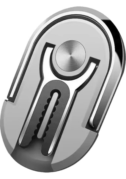 2'si 1 Arada Çok Amaçlı Cep Telefonu Braketi Parmak Halkası Araç Telefonu Tutucu Standı iPhone Için Hava Montaj Tutacağı Samsung Xiaomi Universal:siyah (Yurt Dışından)