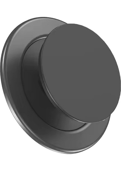 Popso Manyetik Katlanır Cep Telefonu Kavrama Tutucu Soket Destek Tok IPhone 16 15 14 13 Mac Için Güvenli Halka Parmak Genişleyen Stand:siyah (Yurt Dışından)