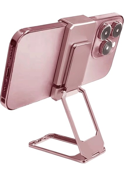 360 Döndürülebilir Katlanabilir Stand Arka Klips Telefon Yüzük Tutucu Çok Açılı Taşınabilir Masa Metal Parmak Kickstand :gül Altın (Yurt Dışından)