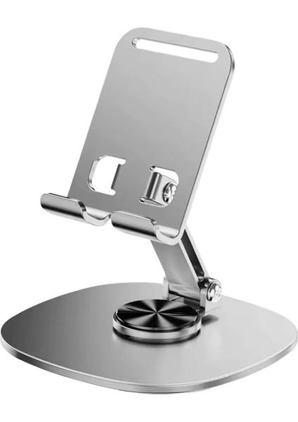 Olaf Evrensel Metal Katlanabilir Masa Telefon Tutucu Montaj Standı Cep Telefonu Tablet Tutucu 360° Ayarlanabilir Telefon Tutucu Standı :gri (Yurt Dışından)