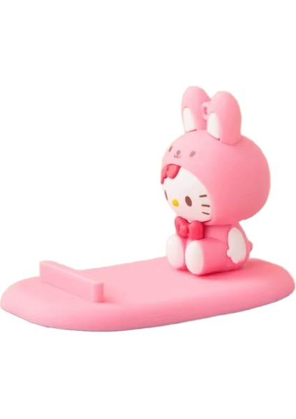 Sanrio Hello Kitty Friends Çizgi Film Karakteri Silikon Telefon/tablet Standı, Masa Dekoru Montaj Tutacağı - Her Yaş Için Mükemmel :hello Kitty (Yurt Dışından)