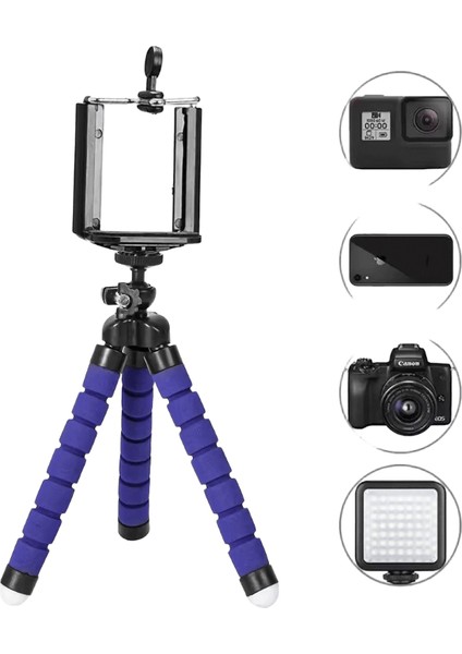 Evrensel Cep Telefonu Tutucu Masa Standı Selfie Çubuğu Mini Tripod Ayarlanabilir Ev Yatak Masaüstü Açık Montaj Braketi Cep Telefonu:kırmızı (Yurt Dışından)