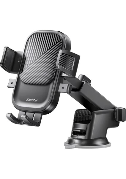 Joyroom Araba Için Evrensel Telefon Tutucu Montajı Gösterge Paneli / Ön Cam Için Güçlü Emiş Eller Serbest Cep Telefonu Bağlantıları 360 ° Döndürme:gösterge Paneli (Yurt Dışından)