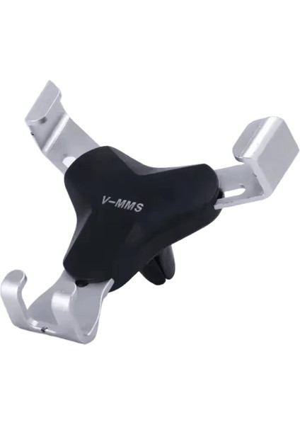 Evrensel Araba Hava Firar Klip Dağı Yerçekimi Genişleme Oto Telefon Tutucu Gps Destek Standı IPHONE15 Pro Samsung Araba Aksesuarları Için :gümüş (Yurt Dışından)