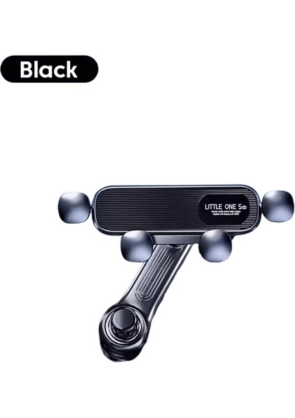 360 ° Dönebilen Yerçekimi Araç Telefon Tutucu Araba Hava Delikleri Klip Montaj Standı Akıllı Telefon Tutucu Braketinde Uzatma Çubuğu Gps Desteği Siyah A (Yurt Dışından)