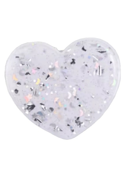 Love Flash Glitter Ring Cep Telefonu Katlanır Streç Braket Cep Telefonu Tutacağı Her Model Cep Telefonu Için Uygundur Holdecolor:whıte (Yurt Dışından)