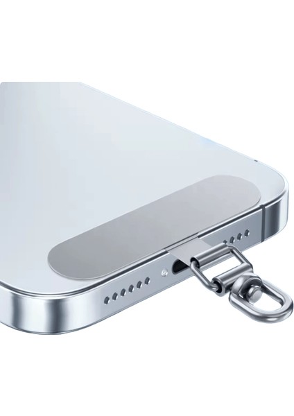 Cep Telefonu Conta Ipi Paslanmaz Çelik Ultra Ince Telefon Kılıfı Klips Arka Etiket Bağlama Parçası 360 ° Dönen Asma Parçası Altın / Malzemepaslanmaz Çelik (Yurt Dışından)