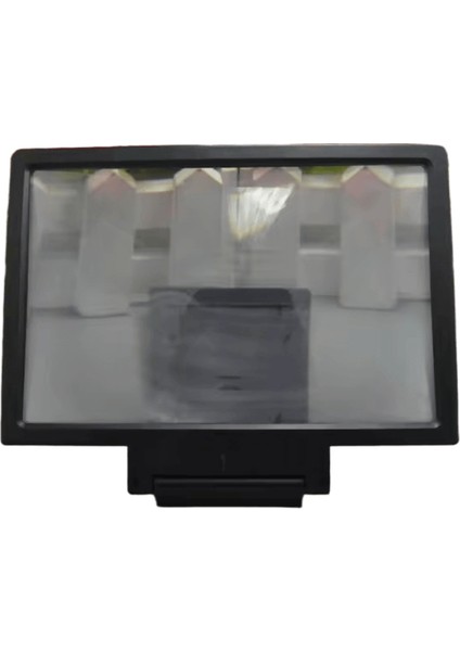 5d Ekran Amplifikatörü Katlanır Cep Telefonu Büyüteç Hd Standı Video Amplifikatör Braketi Büyütme Standı Göz Koruması:beyaz (Yurt Dışından)