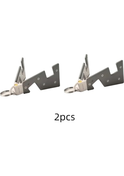 Taşınabilir Katlanır Telefon Standı Yaratıcı-Anahtarlık Evrensel Masa Desteği Tutucu Braketi Anahtarlık :b-Yeşil (Yurt Dışından)