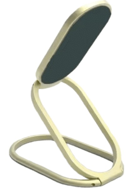 Evrensel Telefon Parmak Halkası Tutucu Kickstand Katlanabilir Ultra Ince Cep Telefonu iPhone 15 14 13 Por iPad Tabletler Için Arka Kavrama Standı:altın (Yurt Dışından)