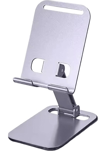 720 Döndür Alüminyum Alaşımlı Taşınabilir Tablet Tutucu iPad Için Ayarlanabilir Esnek Katlanır Tembel Masaüstü Canlı Cep Telefonu Montaj Standı Stil 2 No Marka (Yurt Dışından)