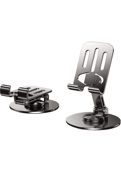 360 ° Dönen Stand Cep Telefonu Tablet Tutucu Apple iphone 16 Samsung Xiaomi Huawei iPad Braketi Katlanmış Destek Aksesuarları:mor (Yurt Dışından)