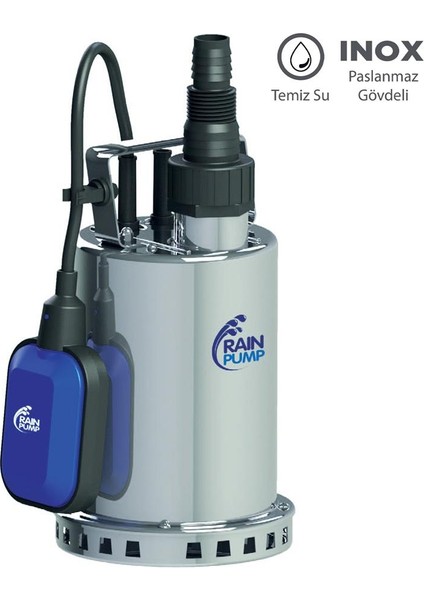 Rainpump CS550INOX-N Paslanmaz Gövdeli Drenaj Dalgıç Pompa