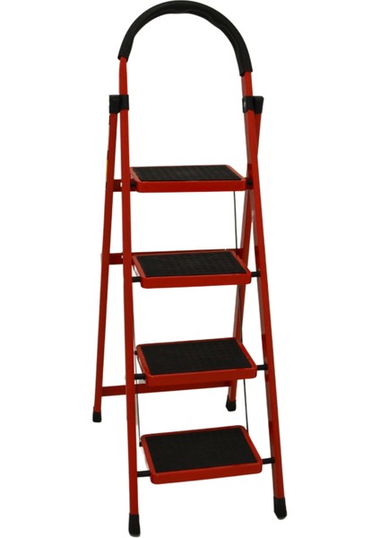 4 Basamaklı Metal Merdiven (1.48 Metre)