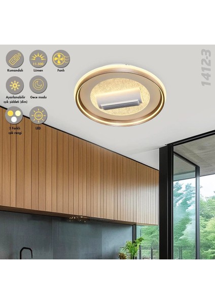 1412-3 Storm 60 cm Fanlı Armatür (Kumandalı) Beyaz modelleri