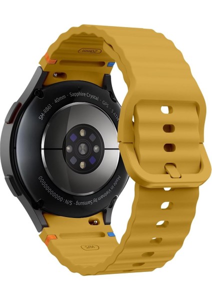 Samsung Watch 46MM Gear S3 22MM Honor Magic 2 46MM Kordon Dekoratif Örgü Çizgili Spor Silikon Kayış indirimleri