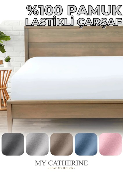Lastikli Çarşaf %100 Pamuk Tek ve Çift Kişilik - Penye Kumaş Lüks Konfor Yumuşaklık ve Dayanıklılık