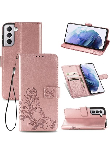 Samsung Galaxy S21 Artı Kısa Kayış Zarif Iş Çevirme Kapağı (Yurt Dışından)