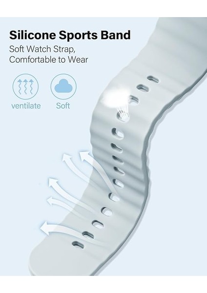 Huawei Watch 3 Gt Gt2 GT2E Gt3 Gt4 Gt5 Pro 46MM Ultimate Se Elite Kordon Dekoratif Örgü Çizgili Spor Silikon Kayış fırsatları