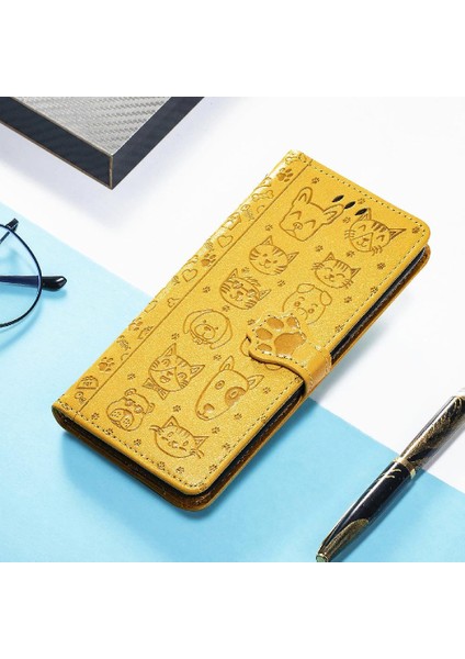 Iphone 12 Için Kılıf Mini Kapak Kapak Karikatür Hayvanlar Darbeye Deri (Yurt Dışından)
