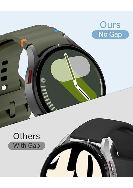 Huawei Watch Gt Gt2 Gt3 Gt4 42MM/HONOR Magic 2 20MM Kordon Dekoratif Örgü Çizgili Spor Silikon Kayış modelleri