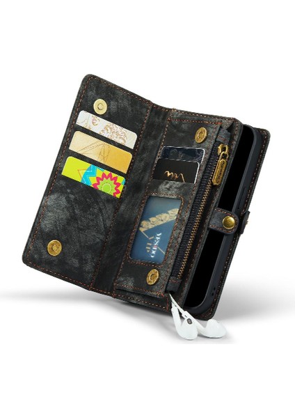 IPhone 12 Için Kılıf Pro Max Güçlü Manyetik Ayrılabilir Kart Tutucu Tpu Pc (Yurt Dışından)