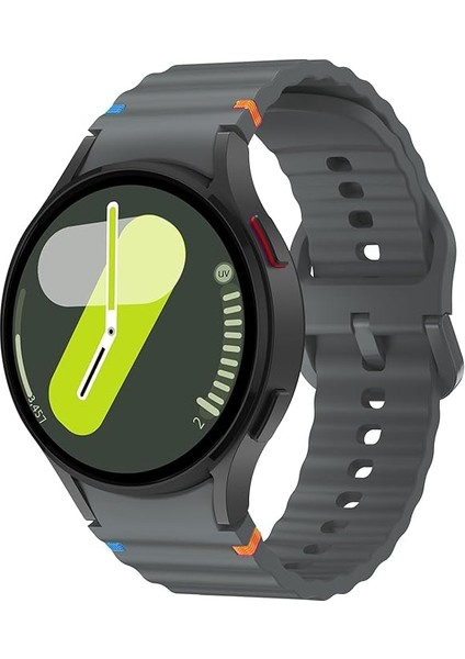 Tcl Movetime MT42X MT46X MT43A Amazfit Gts Bip 20MM Kordon Dekoratif Örgü Çizgili Spor Silikon Kayış