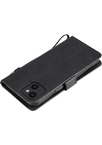 Kart Yuvası Iş Cüzdan ile iphone 14 Klasik Düz Renk Için Flip Case (Yurt Dışından) indirimleri