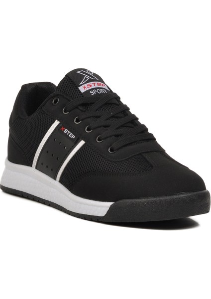Siyah Beyaz Fileli Hafif Erkek Spor Ayakkabı 2026 M modelleri