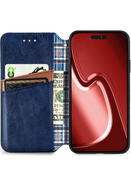 Apple iphone 15 Için Kılıf Promax Cüzdan Fonksiyonu Deri Kılıf Moda Flip (Yurt Dışından)