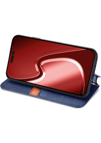 Apple iphone 15 Için Kılıf Promax Cüzdan Fonksiyonu Deri Kılıf Moda Flip (Yurt Dışından)